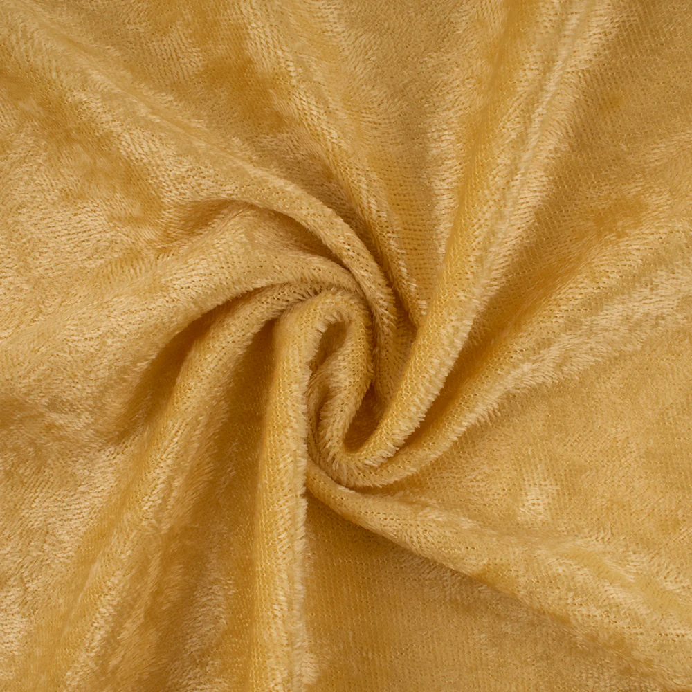 Crushed Panne Velour - New gold - Image 2