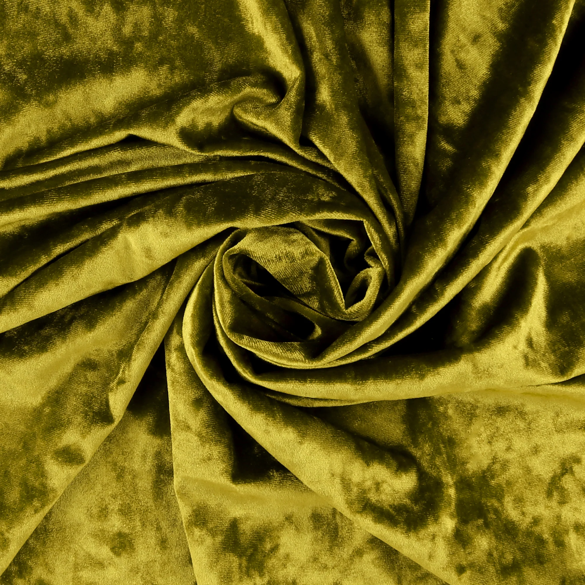 Crushed Ice Velvet - 704 - Ecru Olive - Image 2