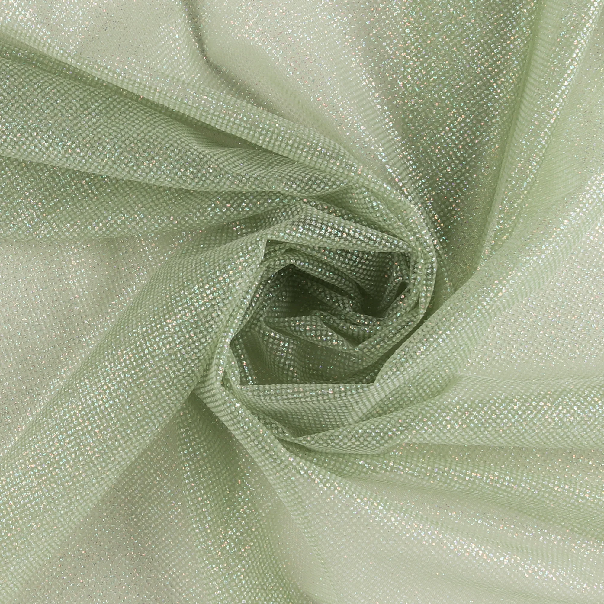 Crystal Glitter Tulle - Mint - Image 2