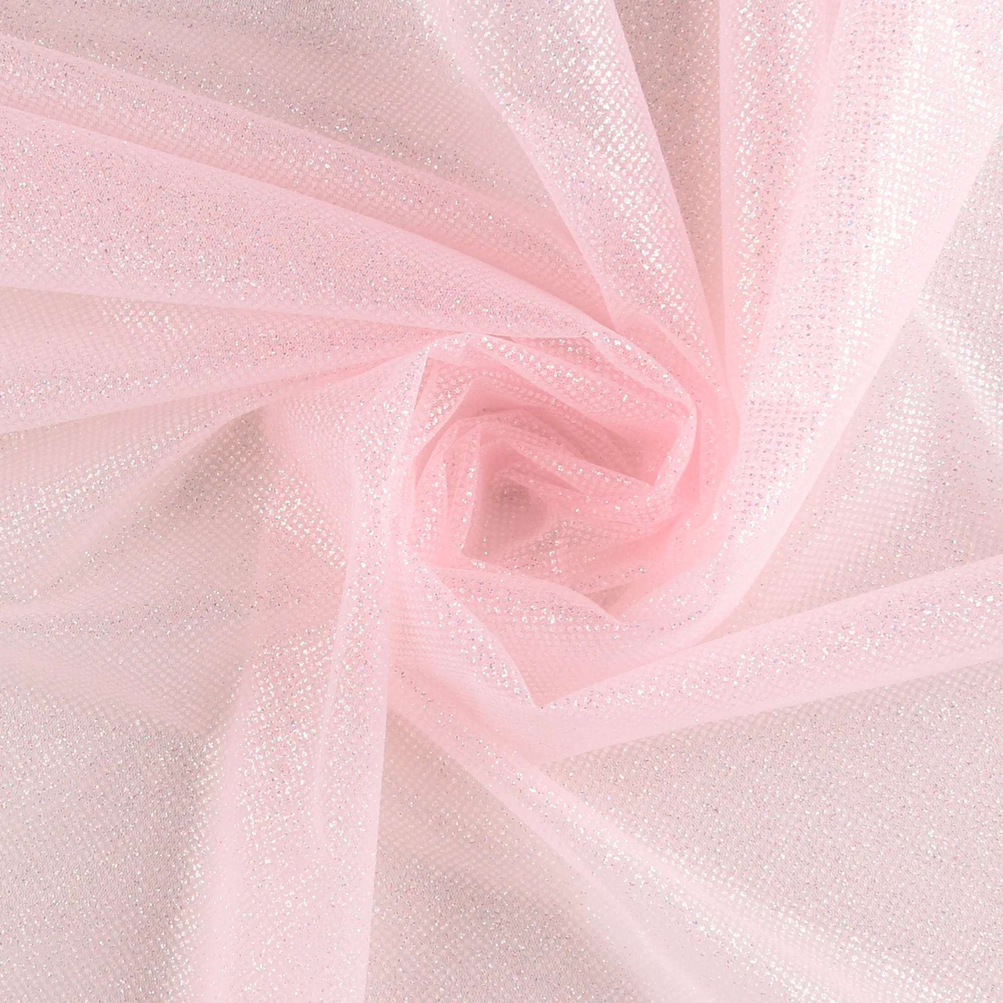 Crystal Glitter Tulle - Pink - Image 2