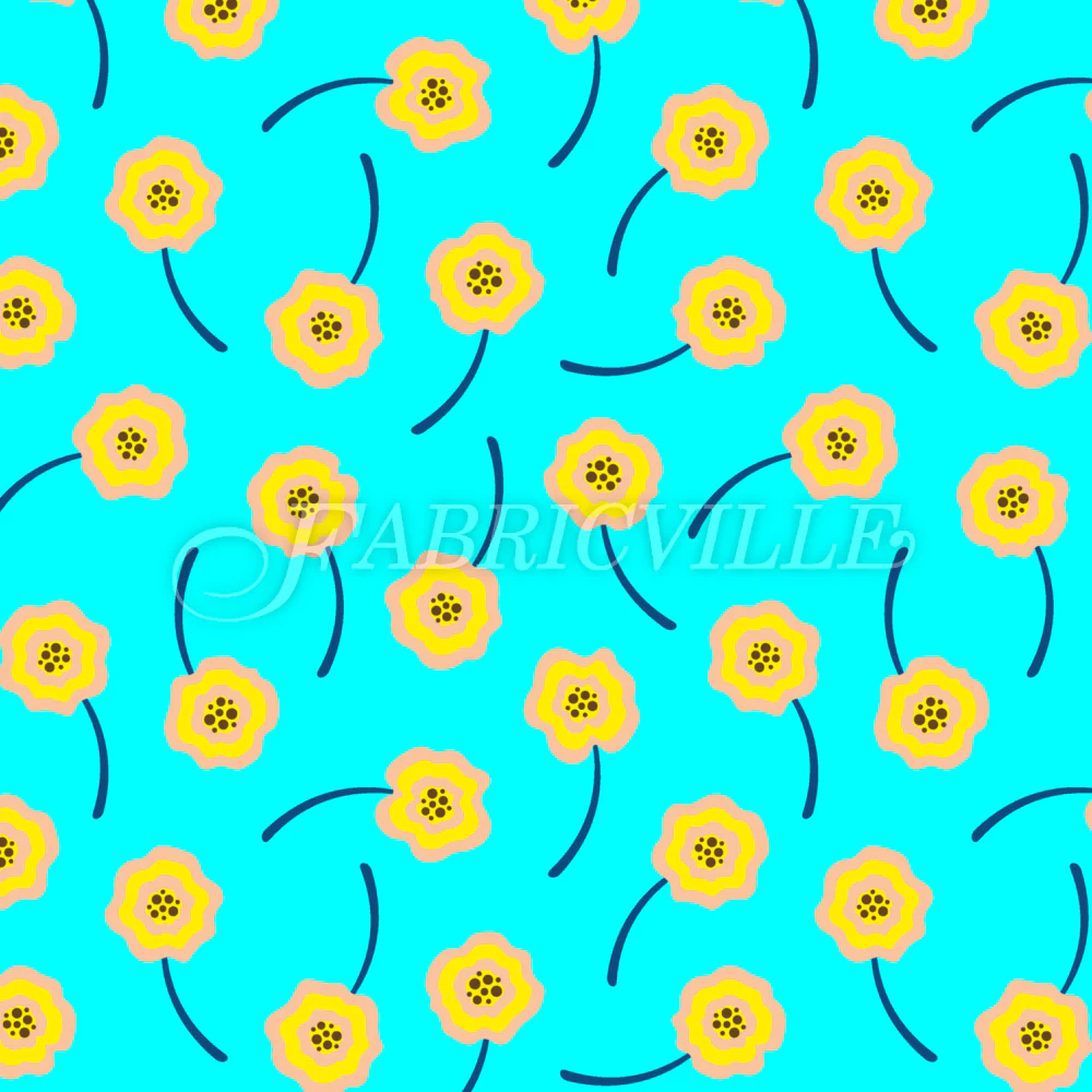 Cute Scattered Flowers