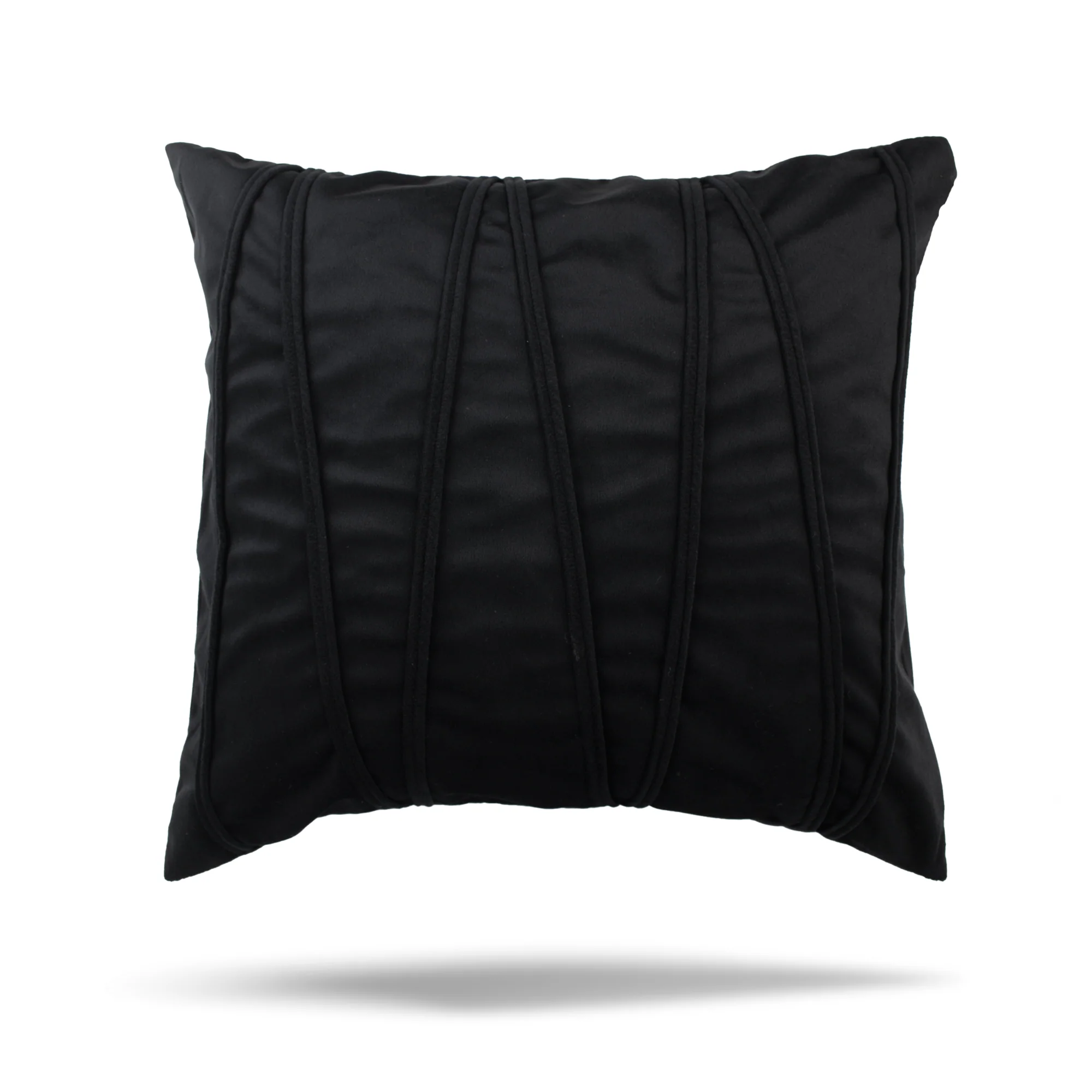 Decorative cushion cover - Extan - Black - 18 x 18''