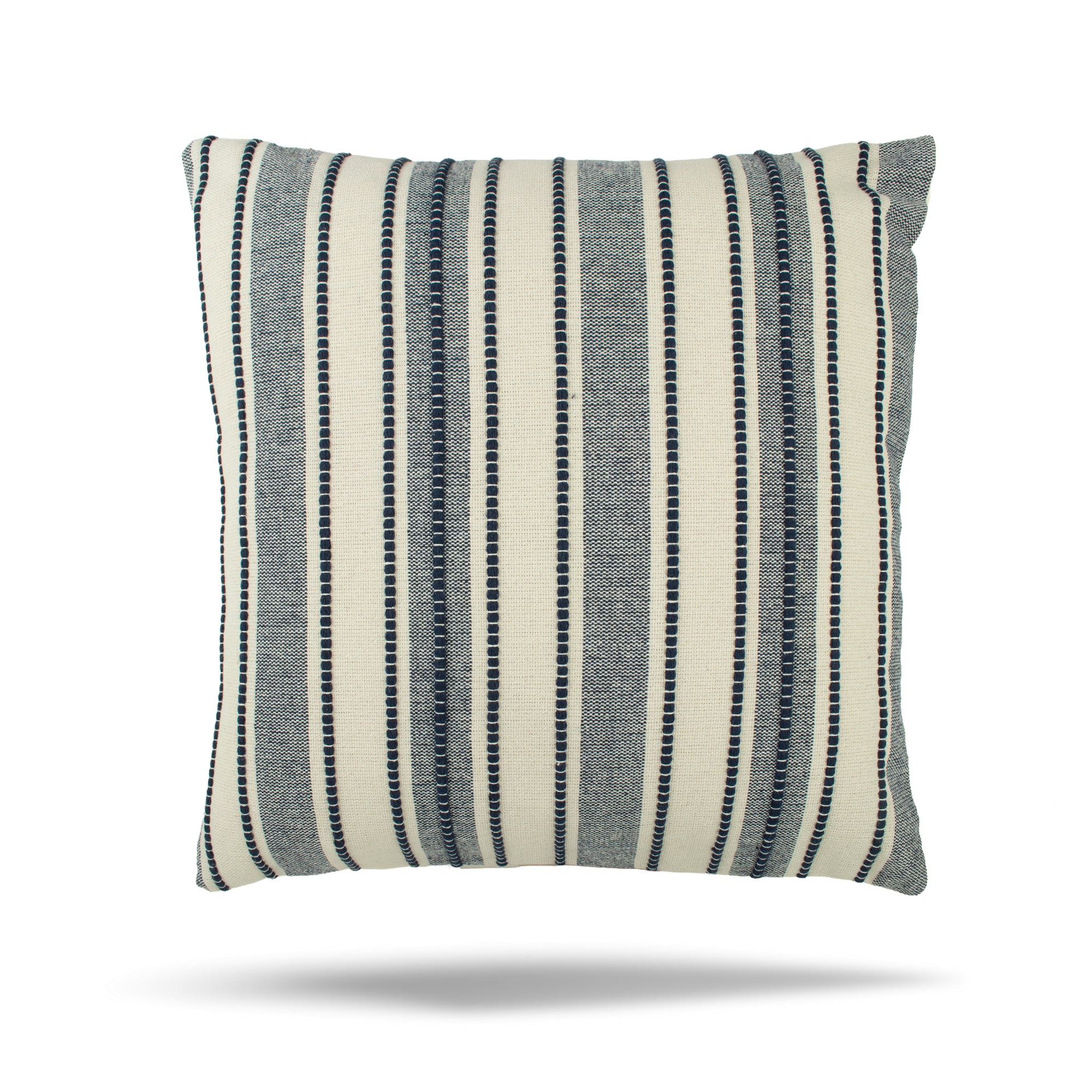 Decorative cushion cover - Passage - Navy - 18 x 18''