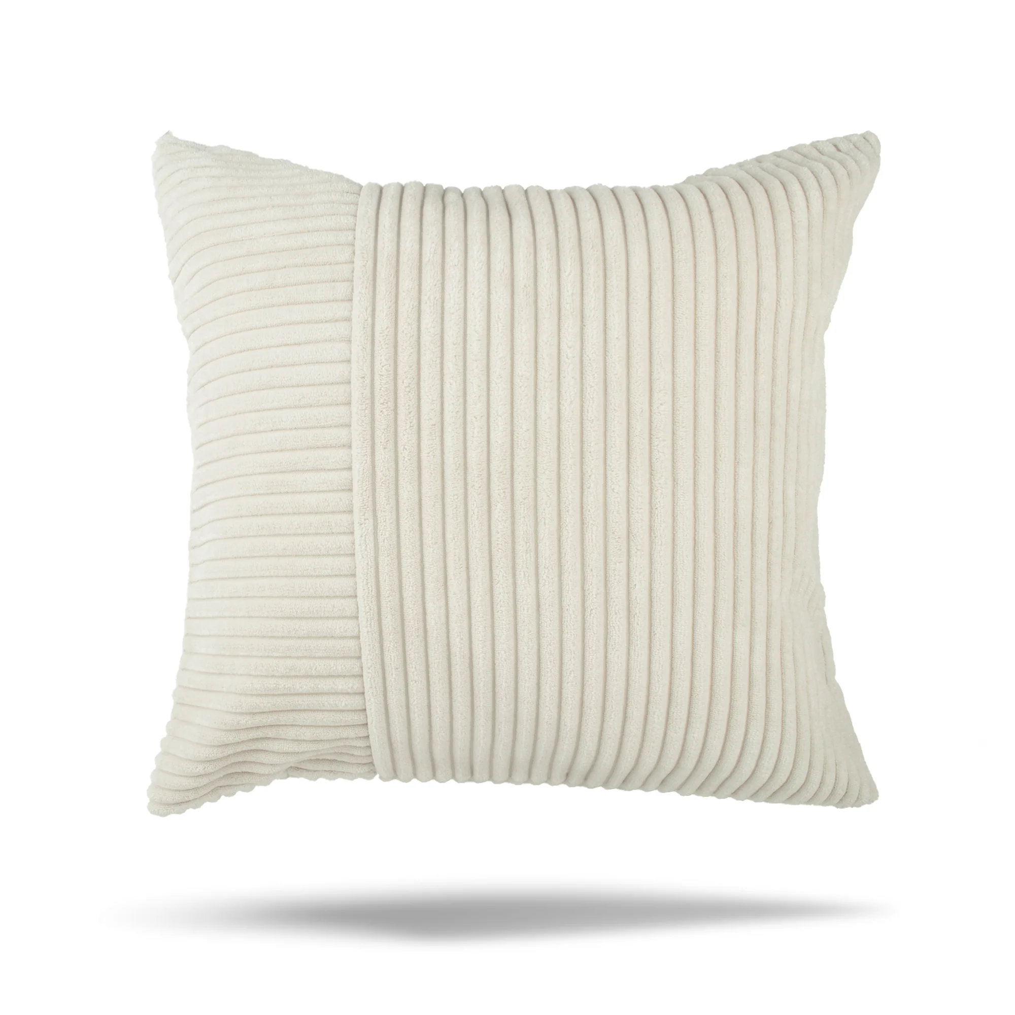 Decorative cushion cover - Terrence - Ivory - 18 x 18''