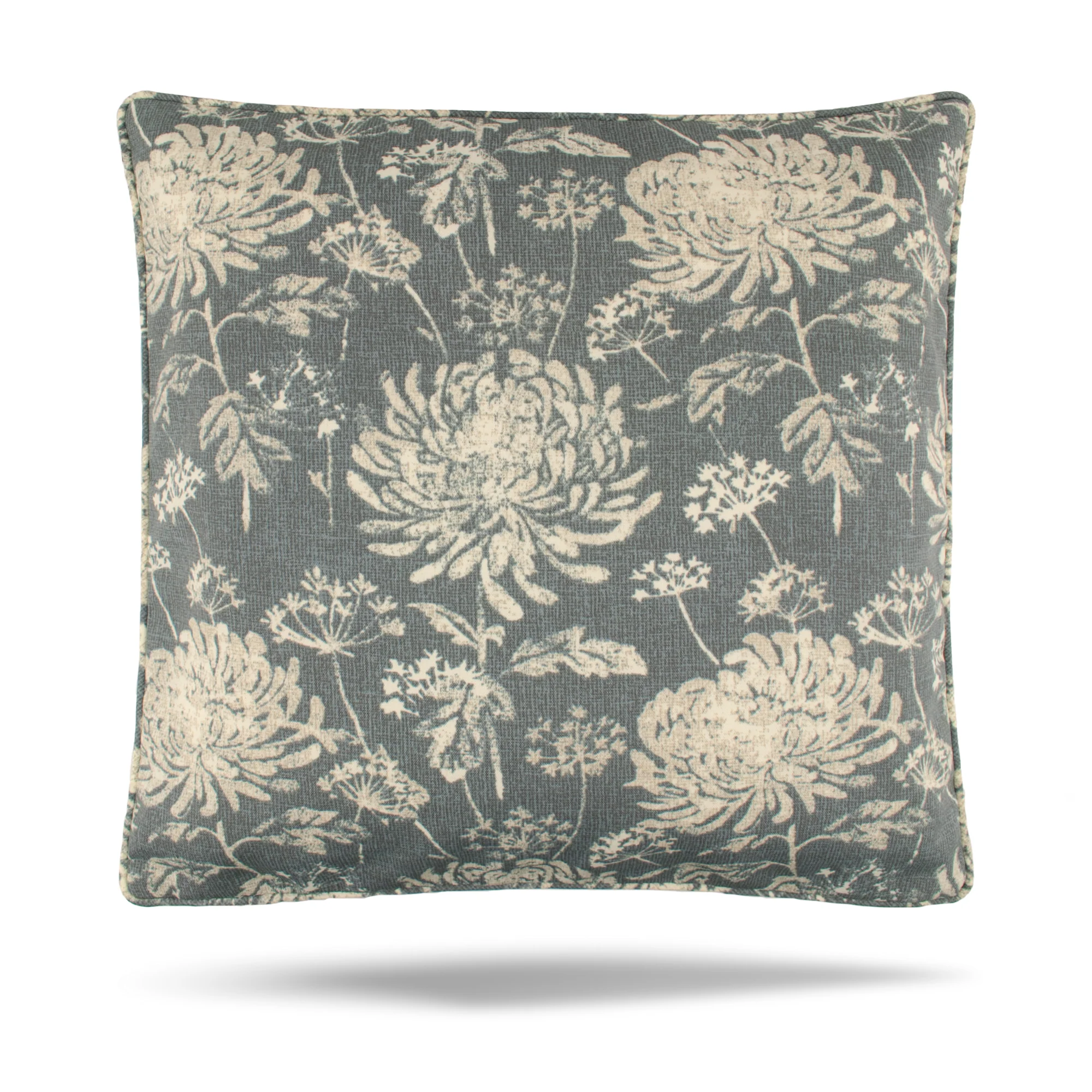 Decorative Outdoor Cushion Cover - Crisantemi I - 20 x 20in