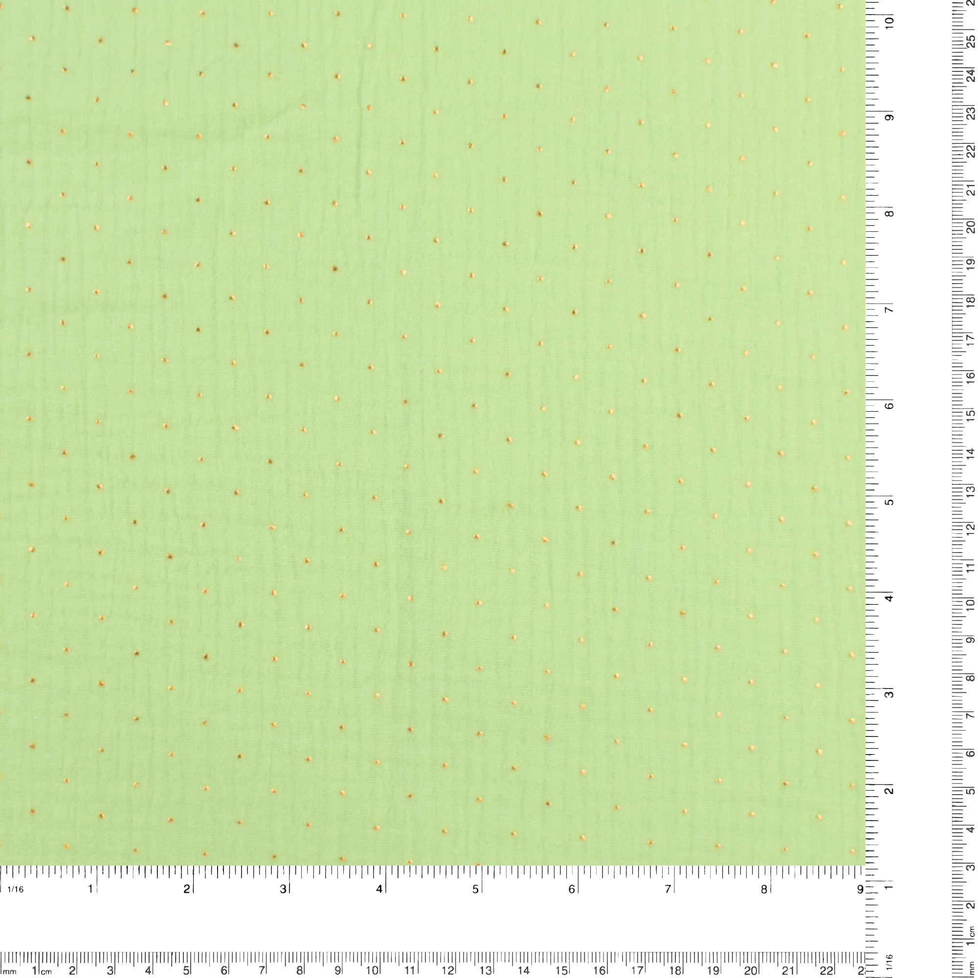 Dew Drop Cotton Gauze - AVERY - 004 - Pistachio - Image 3