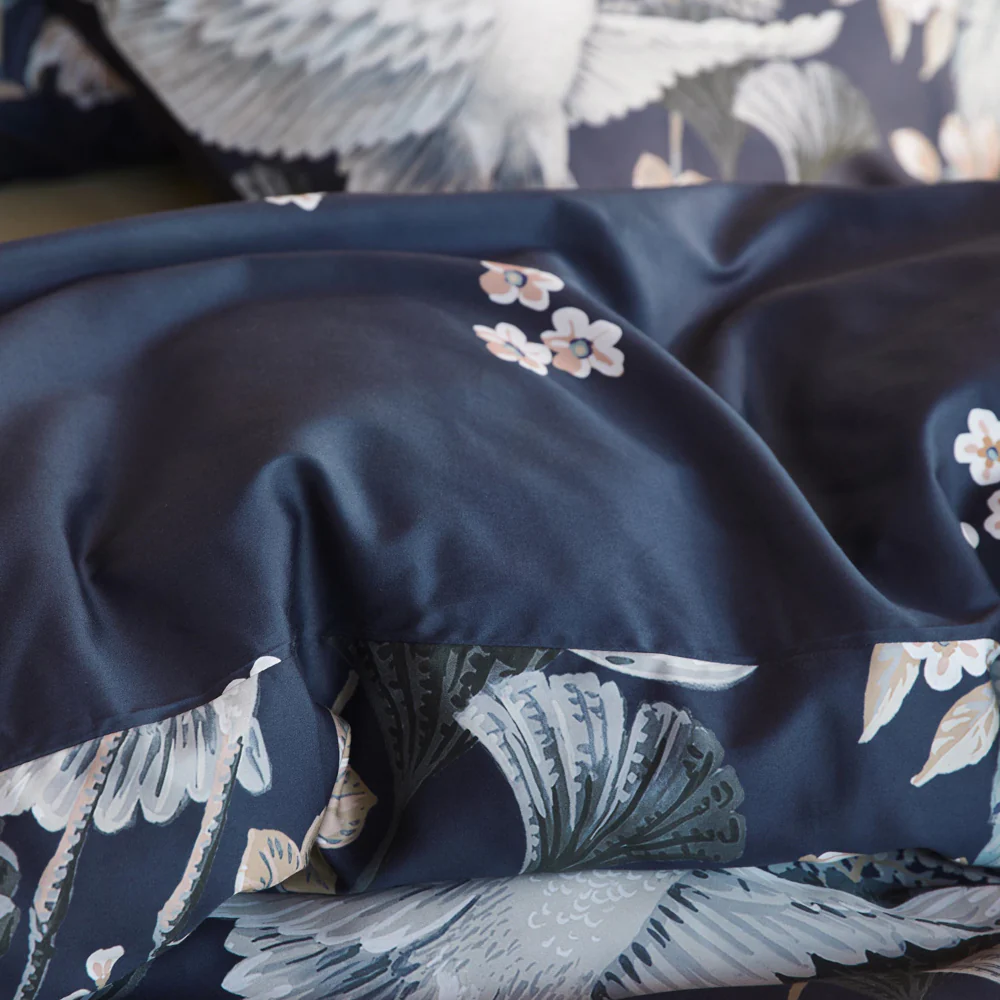 Diem - 3 pc Duvet cover - Navy - Image 3