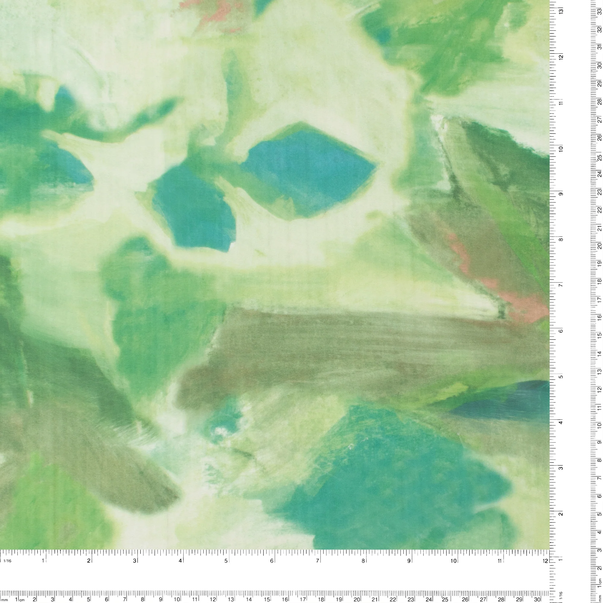 Digital Printed Chiffon - GEMINI - 011 - Green - Image 3