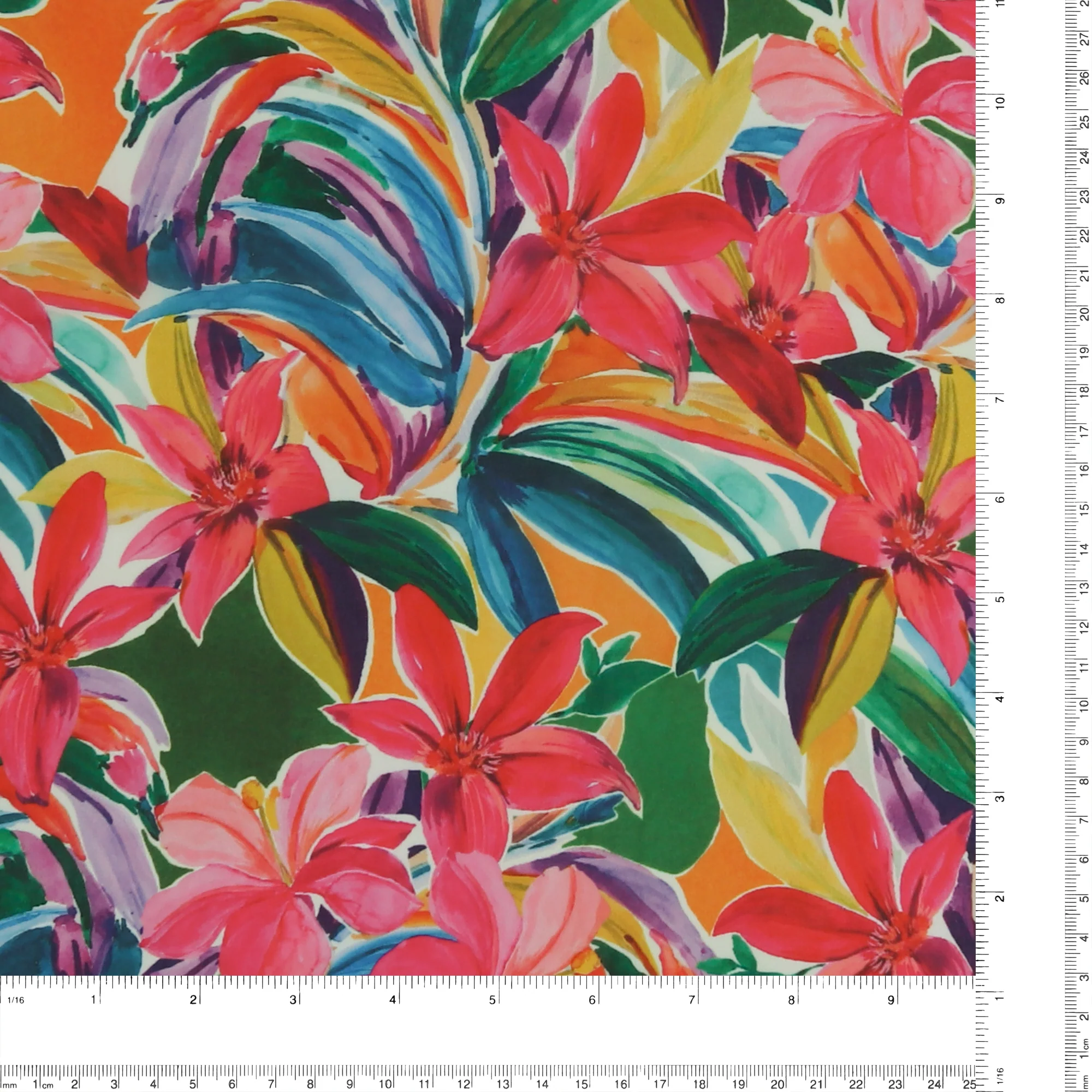 Digital Printed Chiffon - ST-TROPEZ - 004 - Pink - Image 3