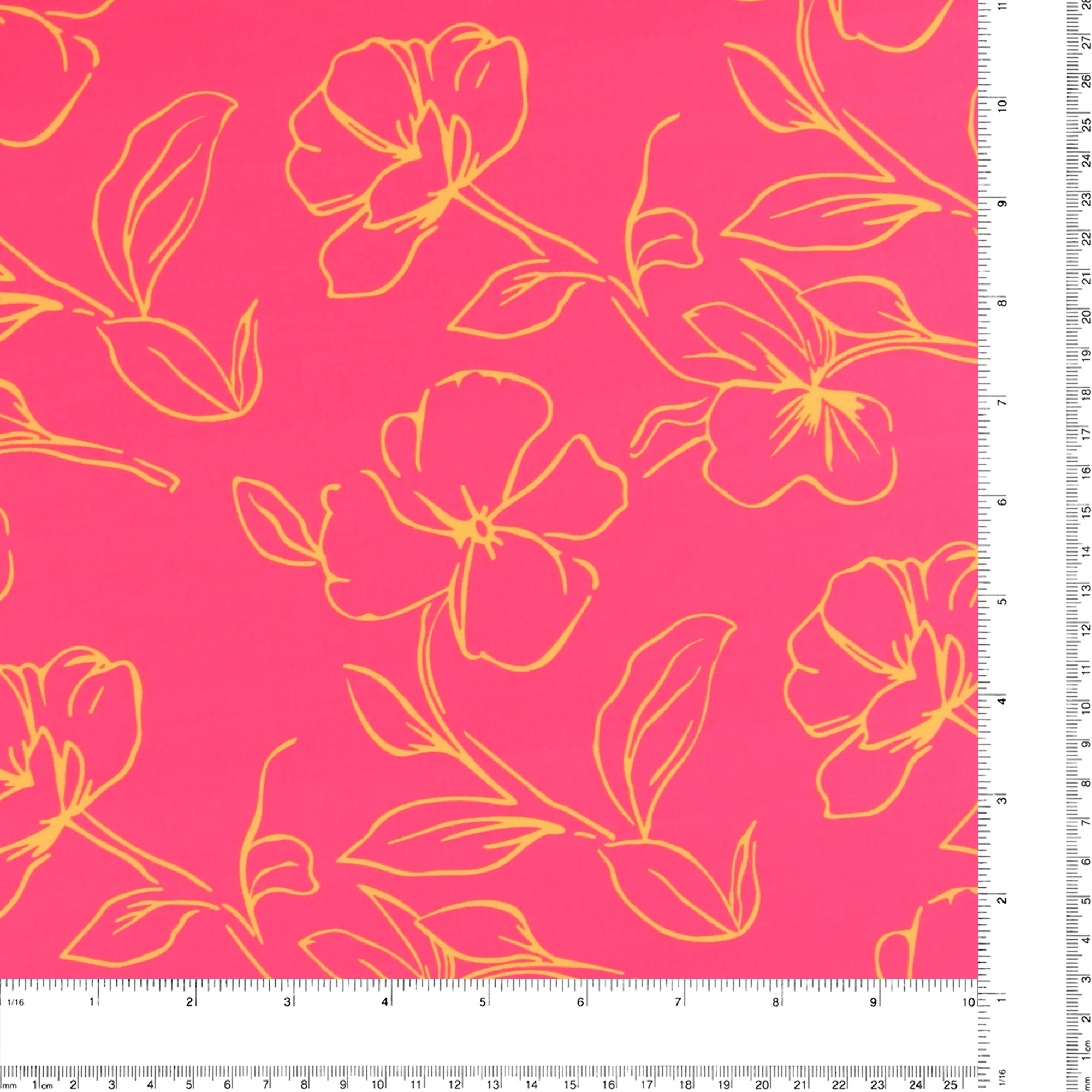 Digital Printed Knit -BOREALIS - 003 - Hot Pink - Image 3