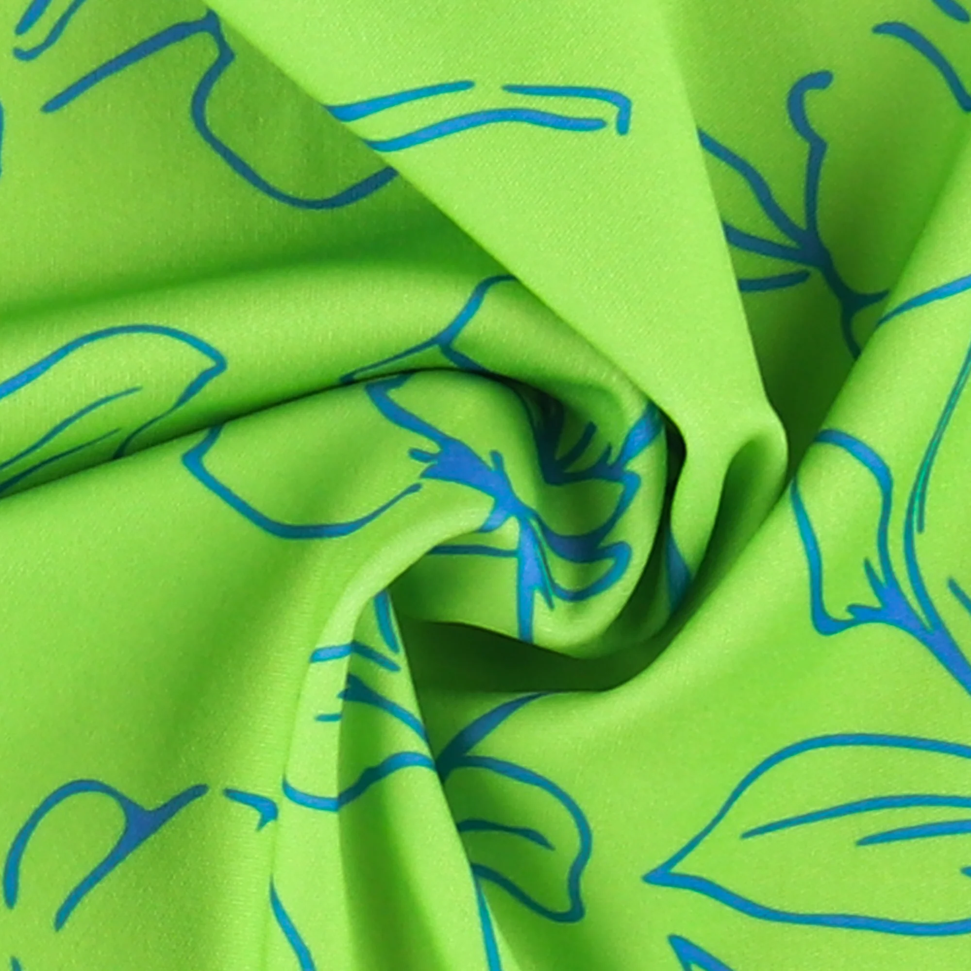 Digital Printed Knit -BOREALIS - 007 - Lime - Image 2