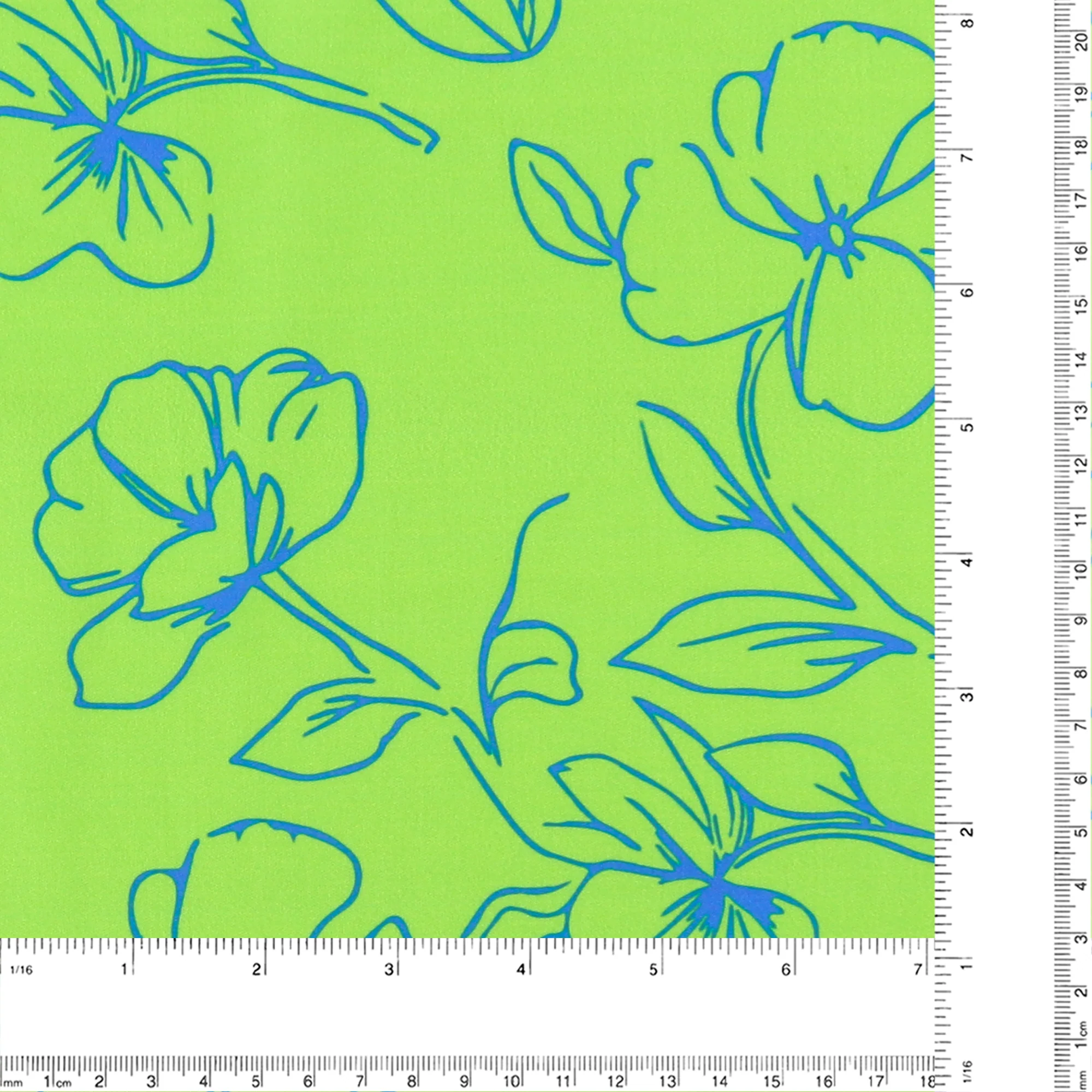 Digital Printed Knit -BOREALIS - 007 - Lime - Image 3