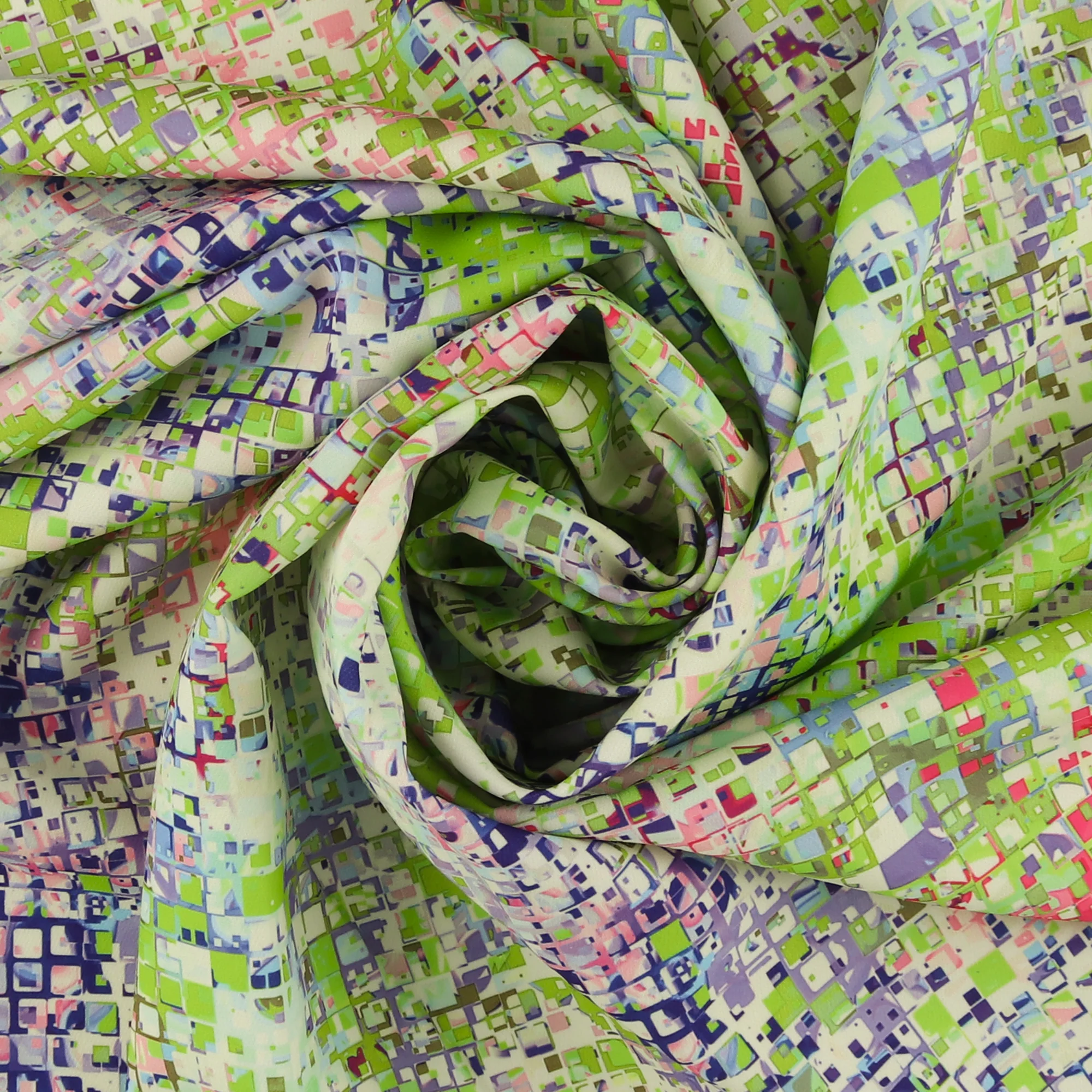 Digital Printed knit - NEWPORT - 003 - Light Green - Image 2