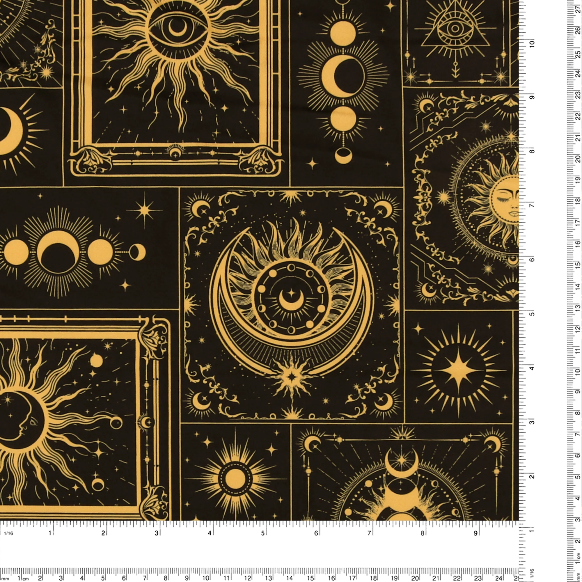 Digital Printed Knit - OLIVIA - 004 - Black - Image 3