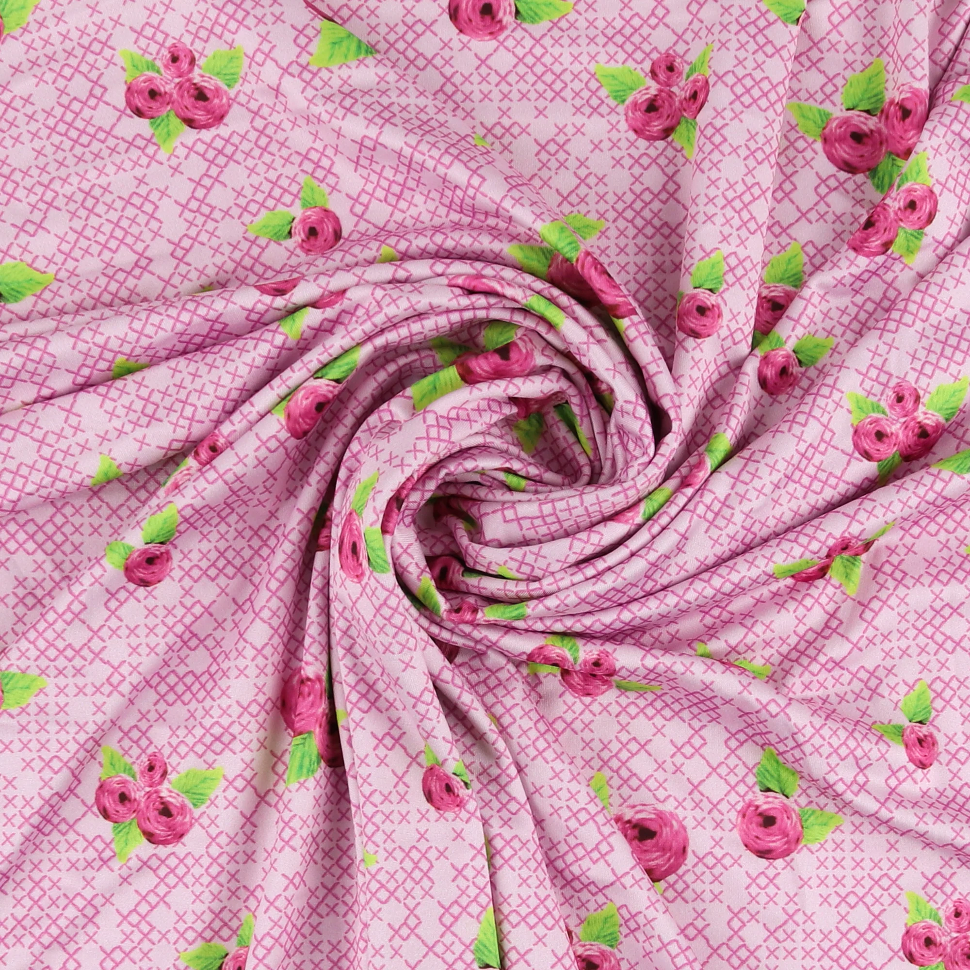 Digital Printed Knit - OLIVIA - 011 - Pink - Image 2