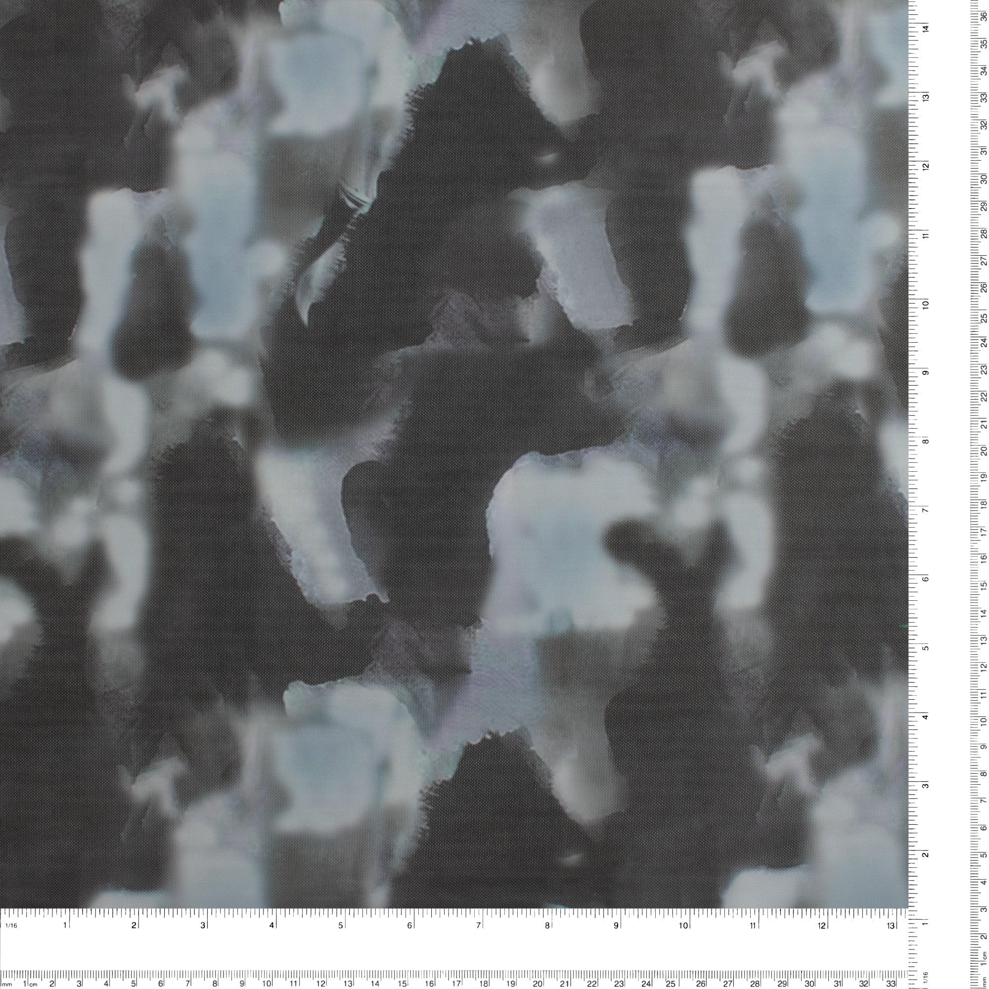 Digital Printed Mesh - Eloise - 002 - Black - Image 3