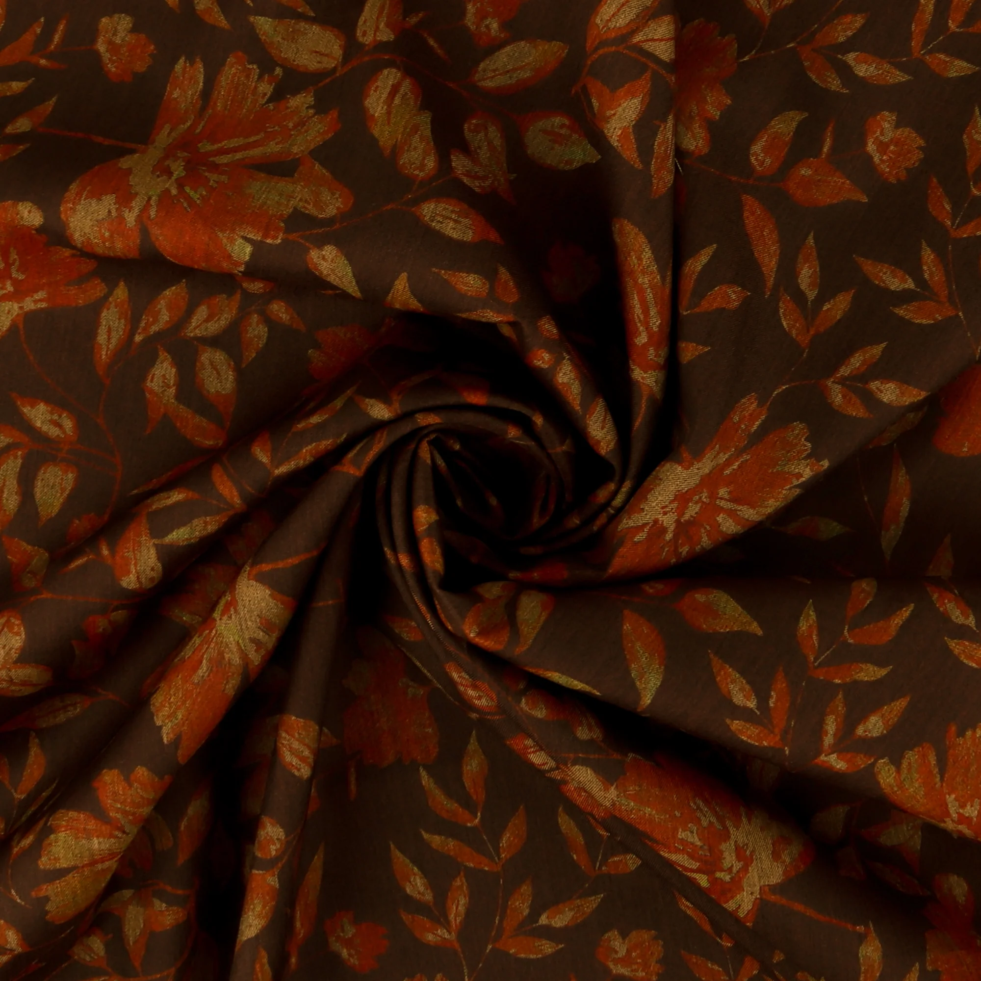 Digital Printed Poly/viscose - PENELOPE - 007 - Cinnamon - Image 2