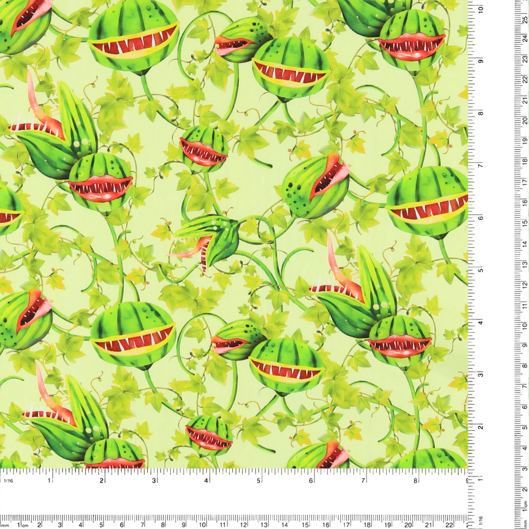 Digital Printed Rayon Poplin - OLIVIA - 007 - Pistachio - Image 3