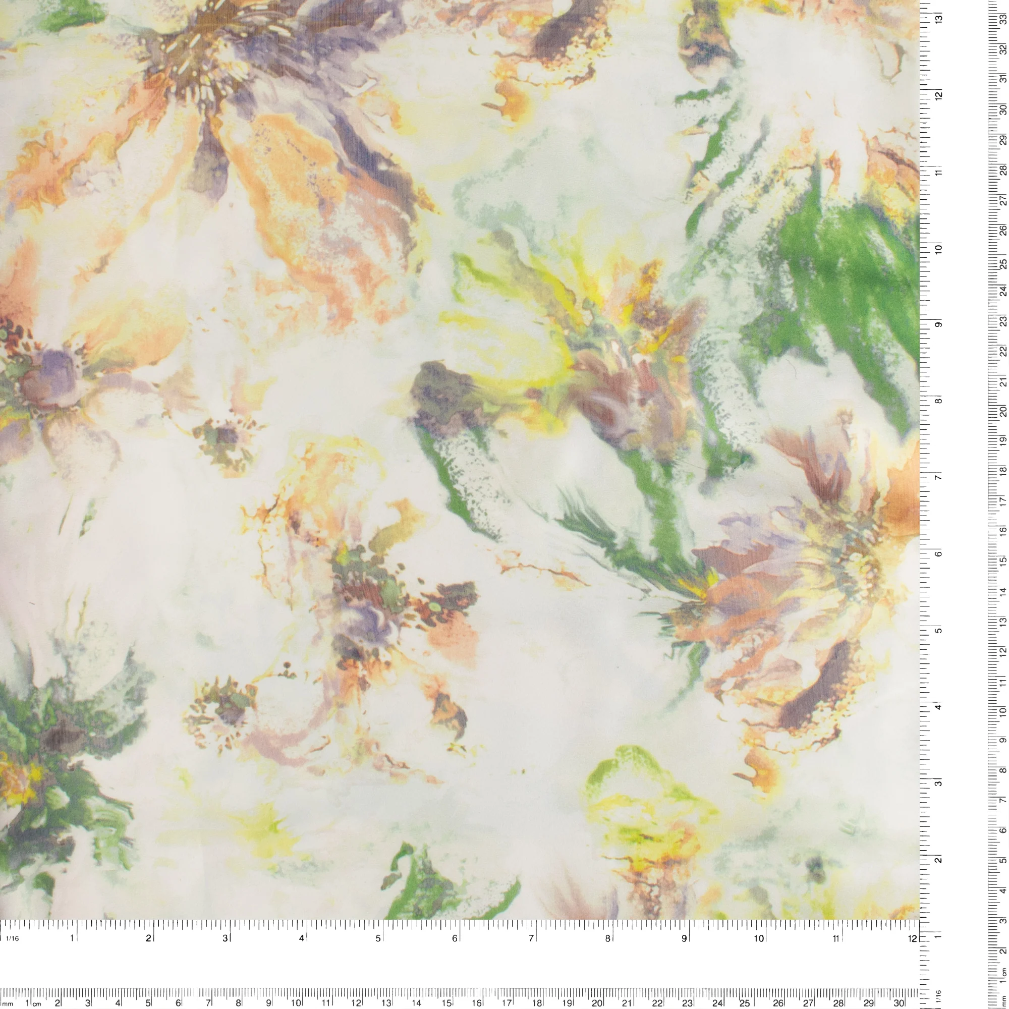 Digital Printed Satin - GEMINI - 014 - Offwhite - Image 3