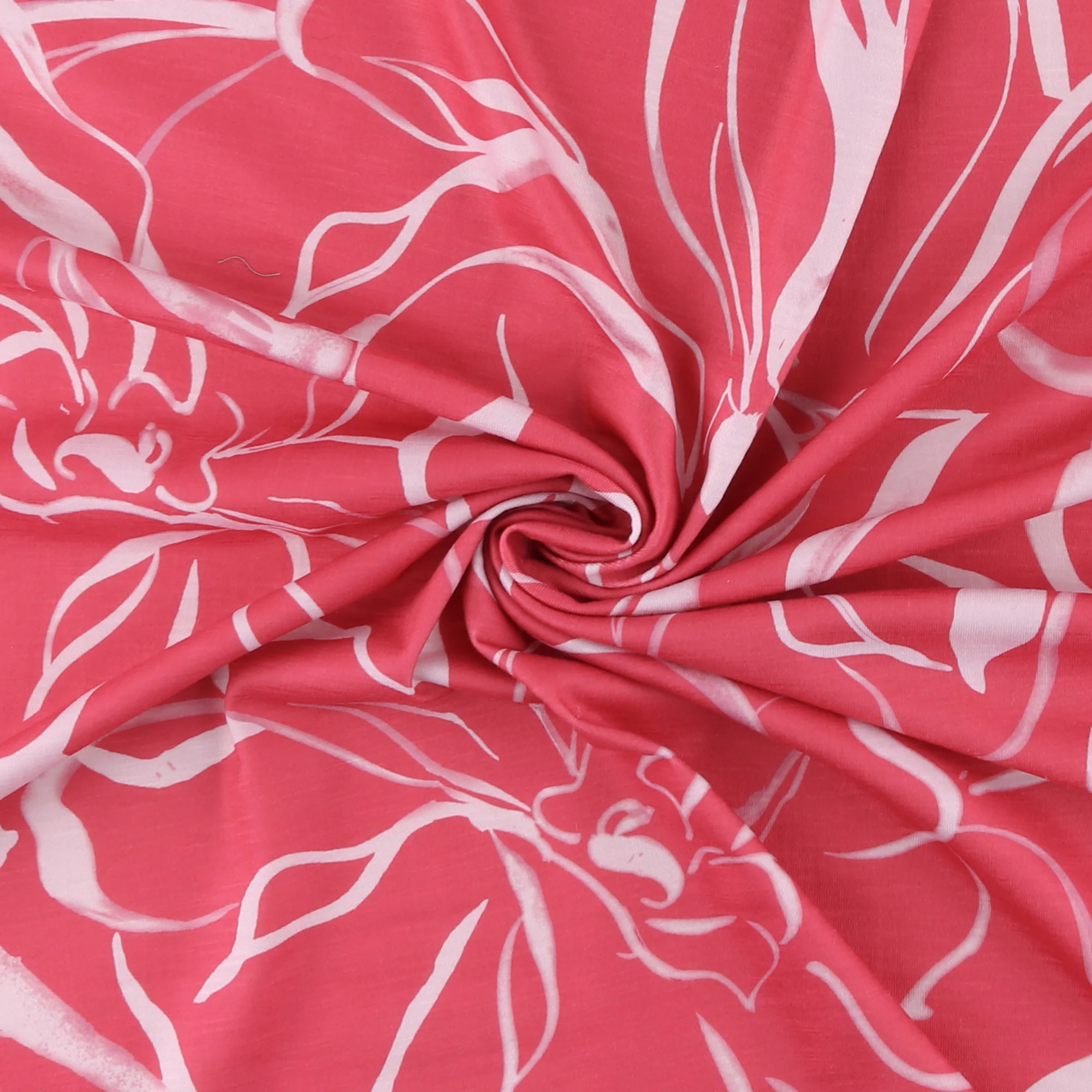 Digital Printed Slub Knit - MATILDA - 015 - Pink - Image 2