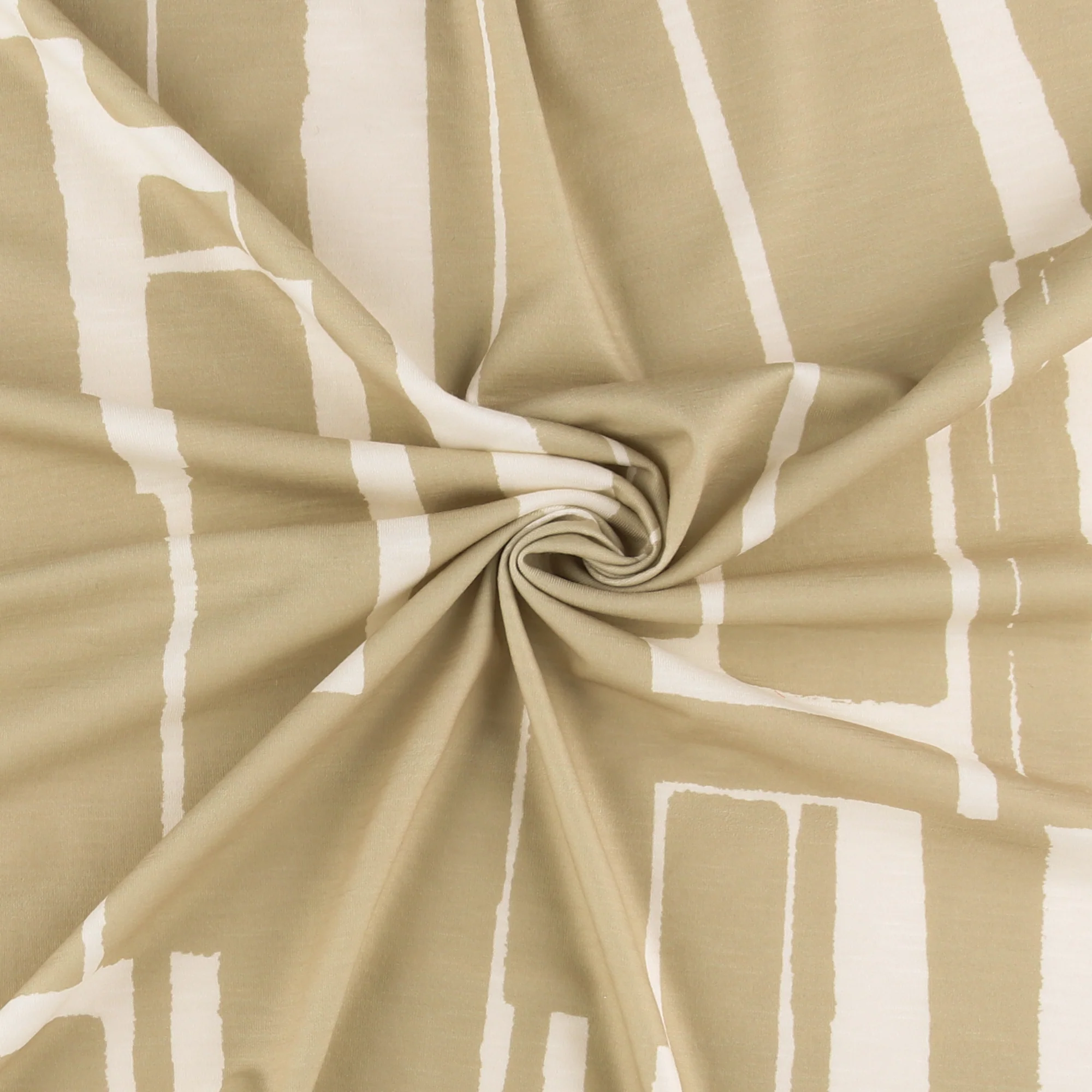 Digital Printed Slub Knit - MATILDA - 016 - Sand - Image 2