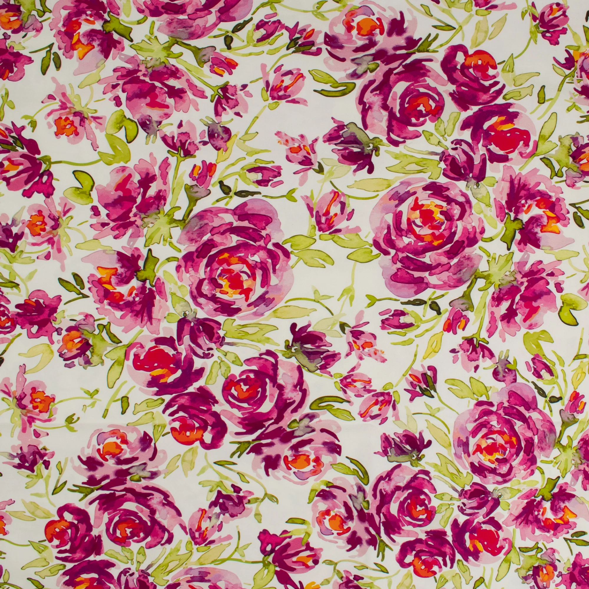 Digital Printed Stetch Cotton Sateen - ST-TROPEZ - 003 - Purple