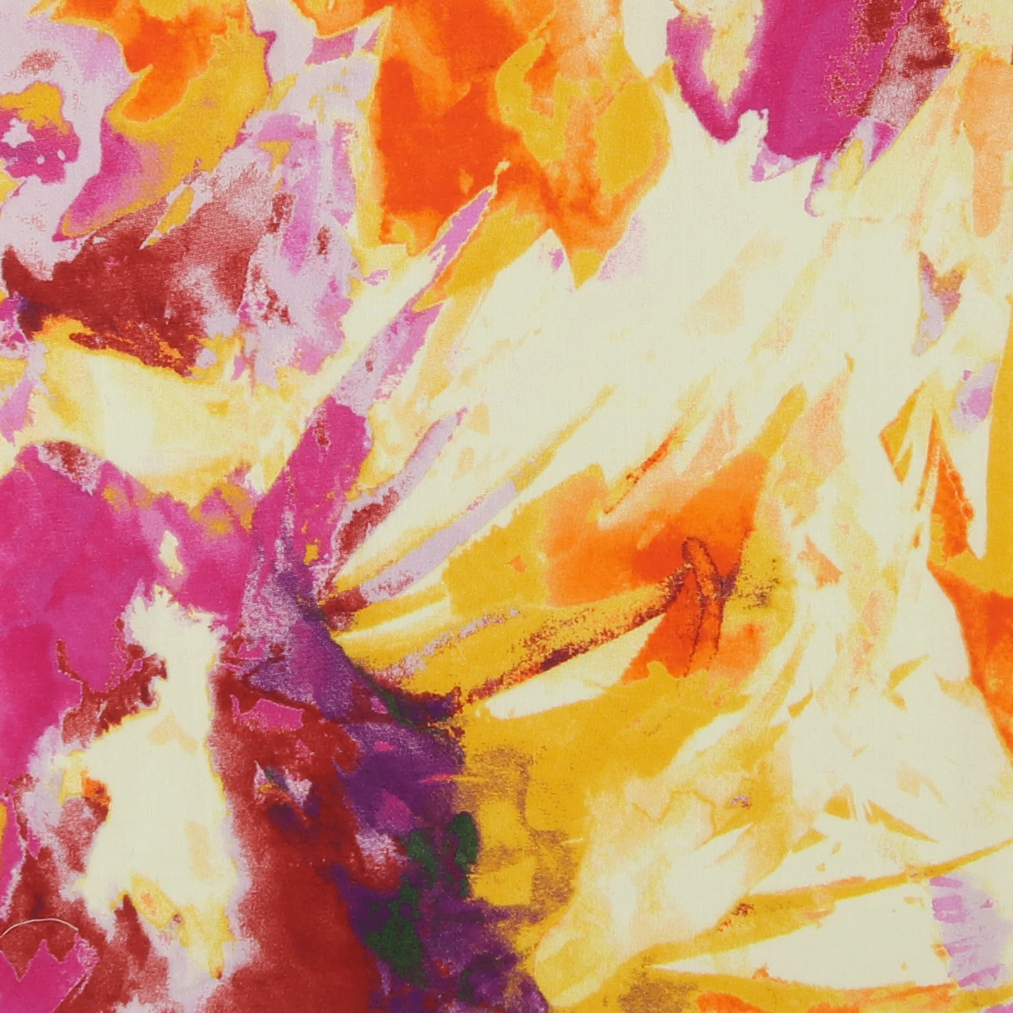 Digital Printed Voile - PASTEL - 003 - Orange