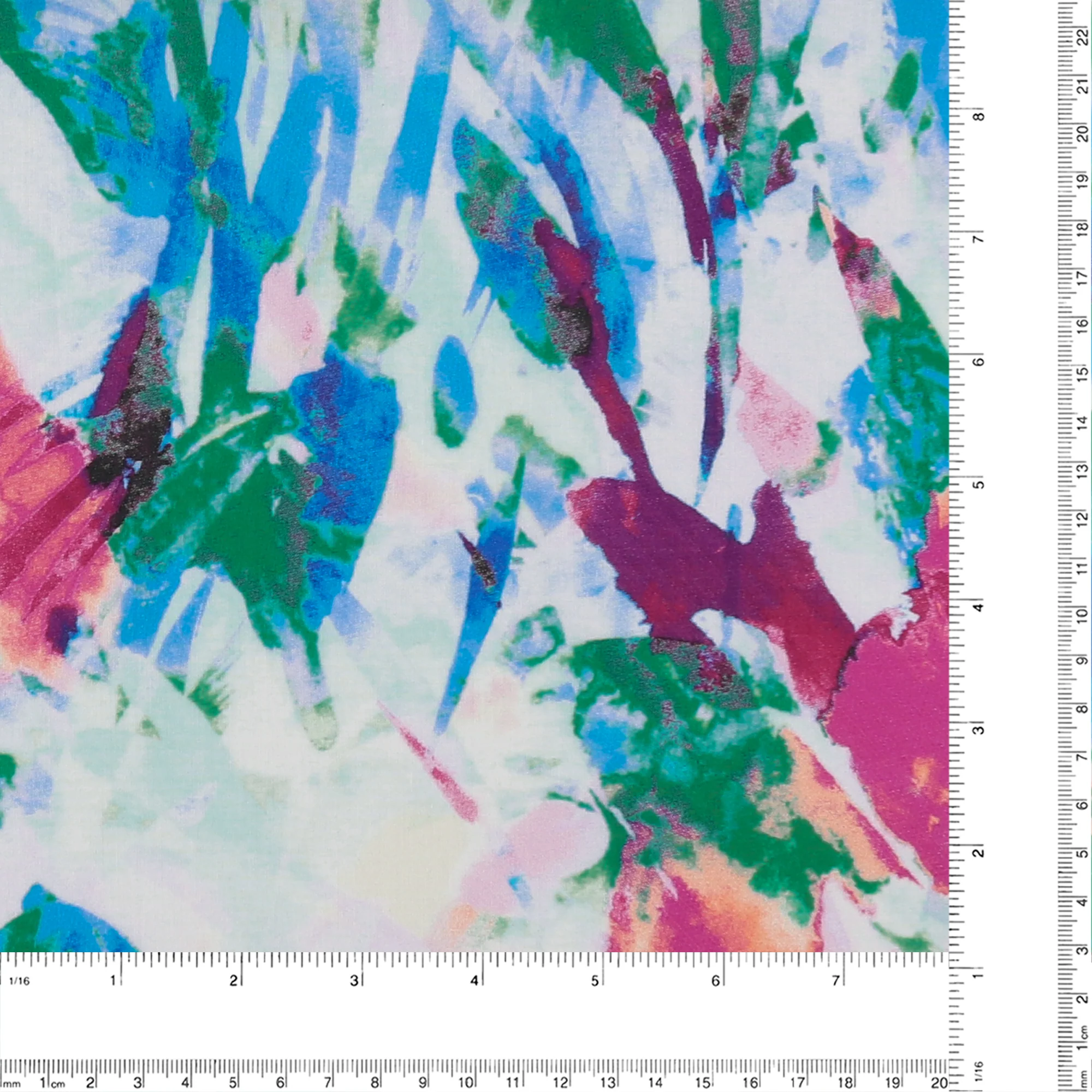 Digital Printed Voile - PASTEL - 004 - Magenta - Image 3