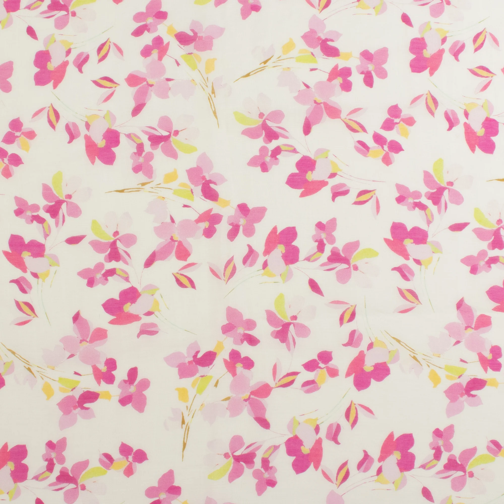 Digital Printed Voile - «TRINITY» - 002 - White