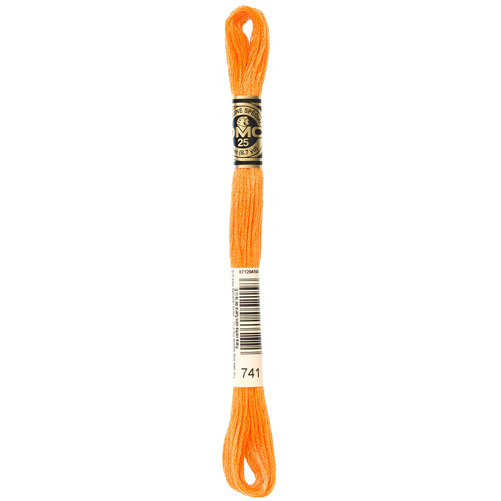 DMC #117 - Six Strand Embroidery Floss - 741