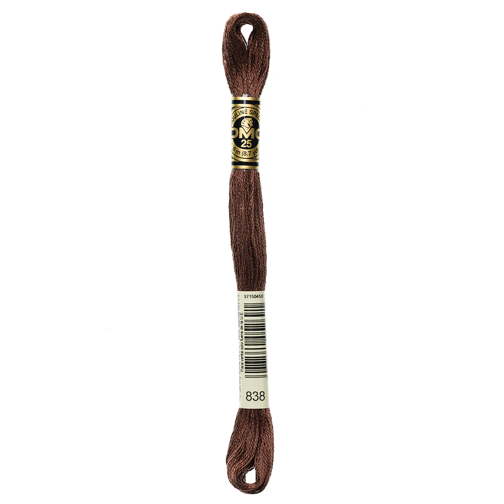 DMC #117 - Six Strand Embroidery Floss -  838