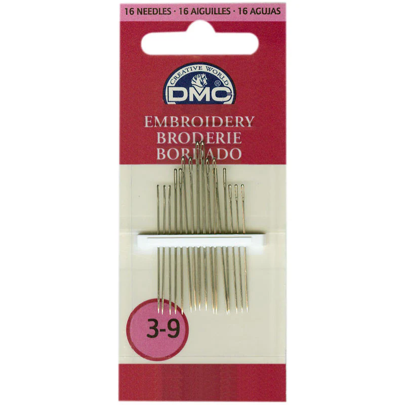 DMC #1765/2 - Embroidery Needles Size 3/9