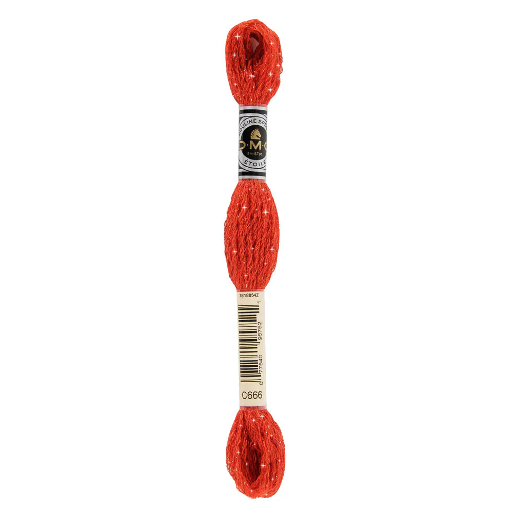 DMC #617 Mouliné Étoile Floss 8m - Bright Red