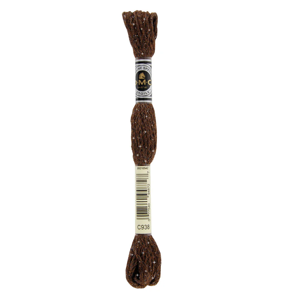 DMC #617 Mouliné Étoile Floss 8m - Ultra Dark Coffee Brown