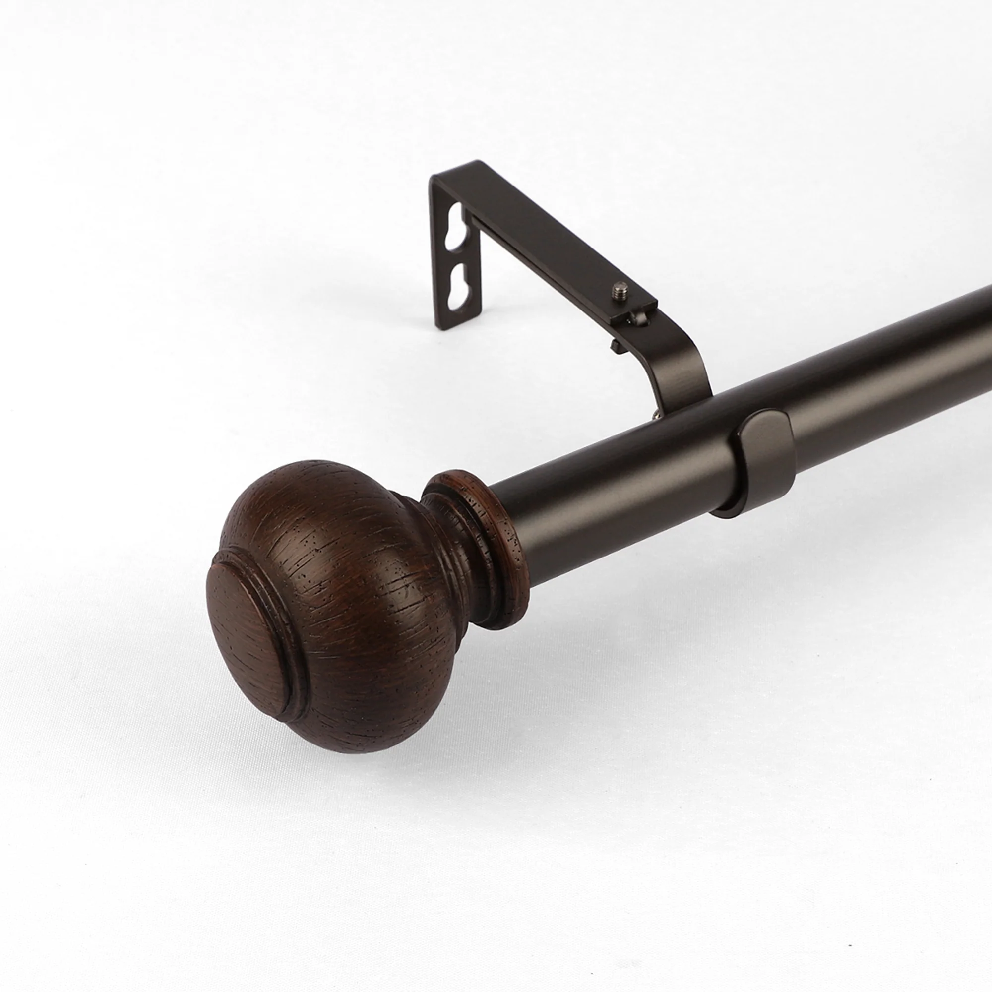 Doorknob - Metal rod set - Natural Wood - Image 2