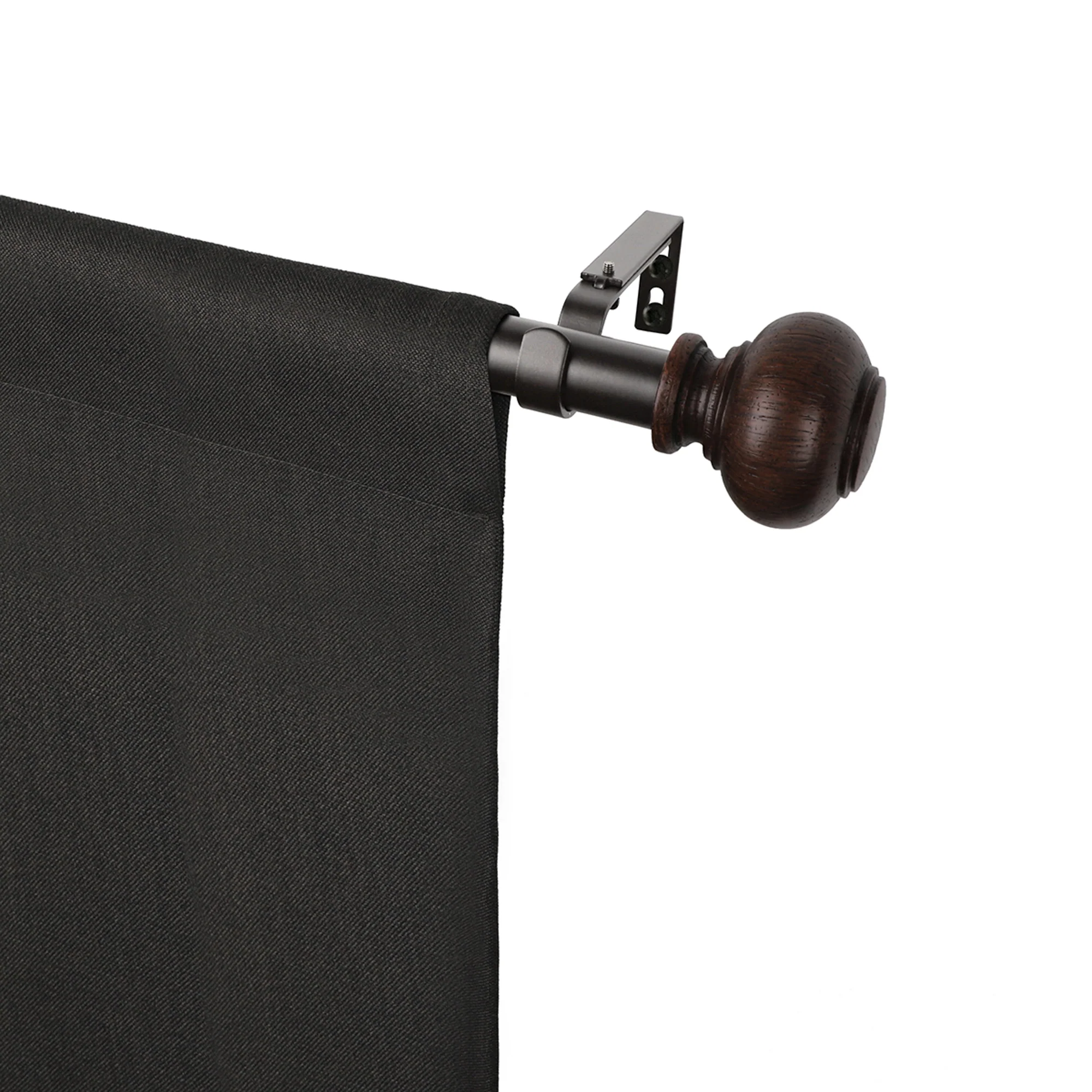 Doorknob - Metal rod set - Natural Wood - Image 4