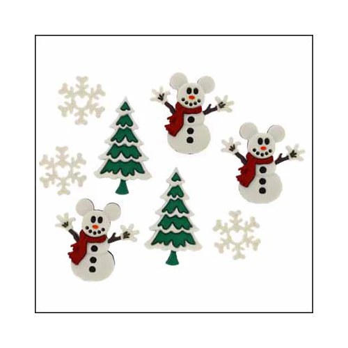 DRESS IT UP Disney - Mickey Snowmen