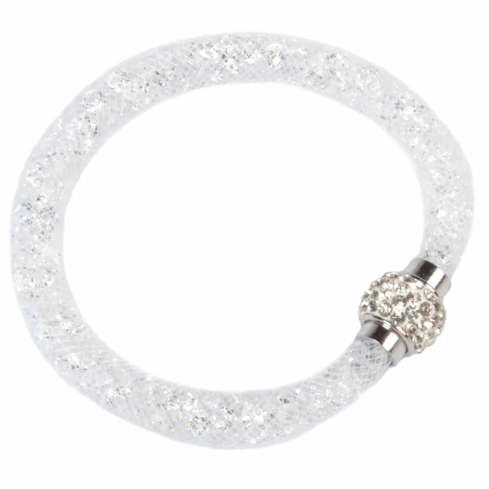 DRESS IT UP - WHITE - Mesh Bracelets