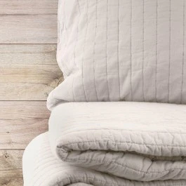 Eden - 3 pc Quilt set - Ivory - Image 2
