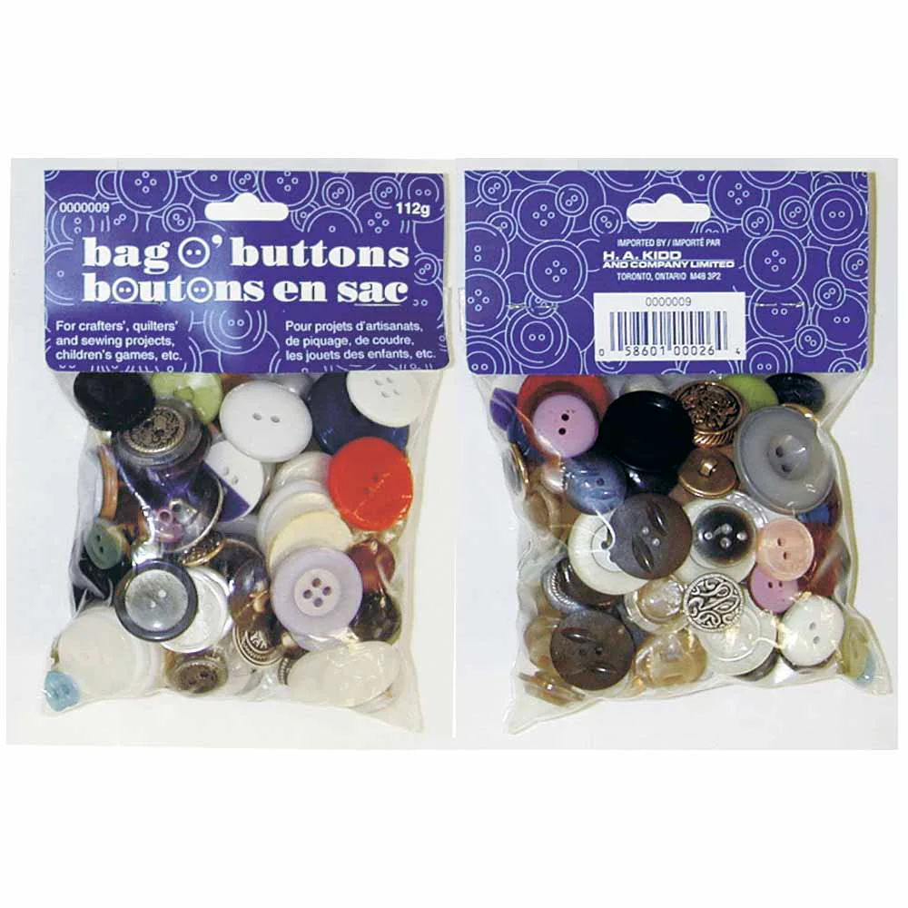 ELAN Bag O' Buttons - 113 g (4 oz) -1 pcs