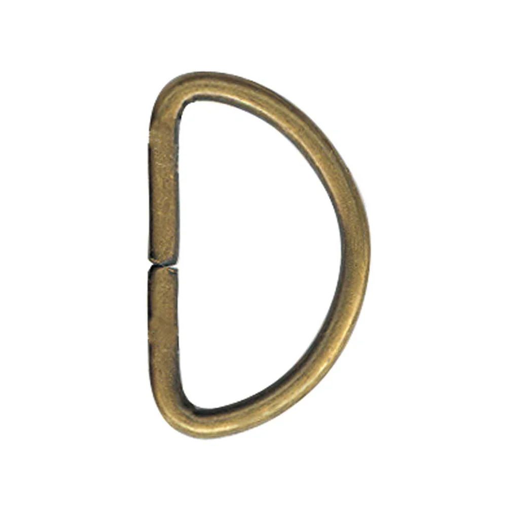 ELAN D-Ring - 20mm (¾") - Antique Gold -2 pcs