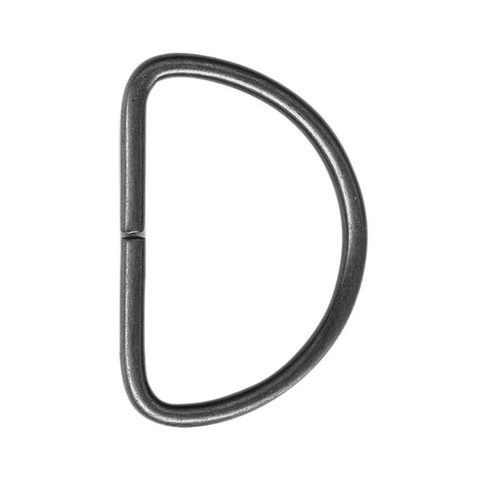 ELAN D-Ring - 38mm (1½") - Antique Silver -2 pcs
