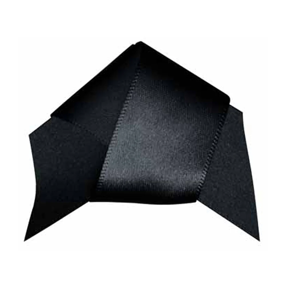 ELAN Double Face Satin Ribbon 25mm x 5m - Black