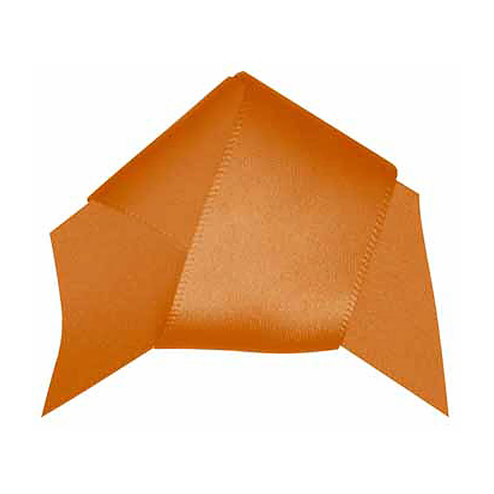 ELAN Double Face Satin Ribbon 25mm x 5m - Light Orange