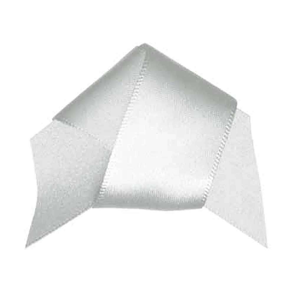 ELAN Double Face Satin Ribbon 25mm x 5m - White