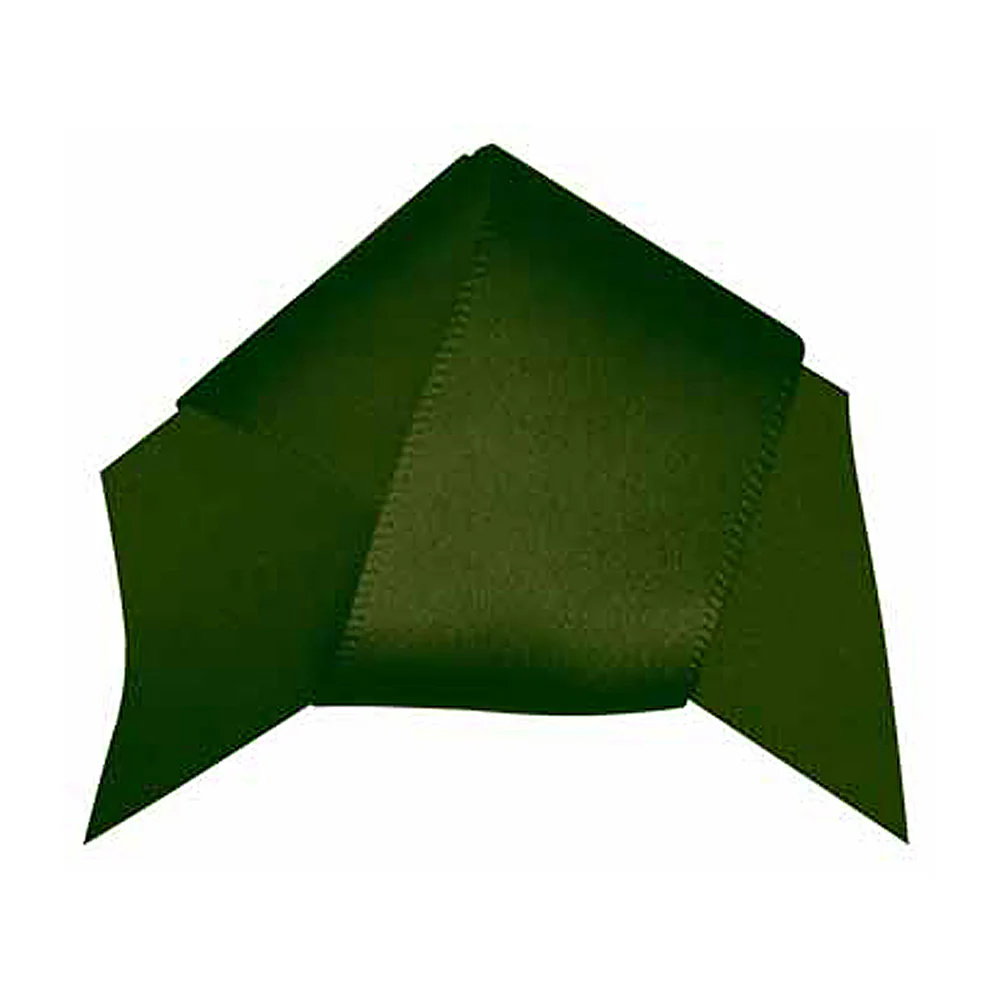 ELAN Double Face Satin Ribbon 25mm x 5m - Xmas Green