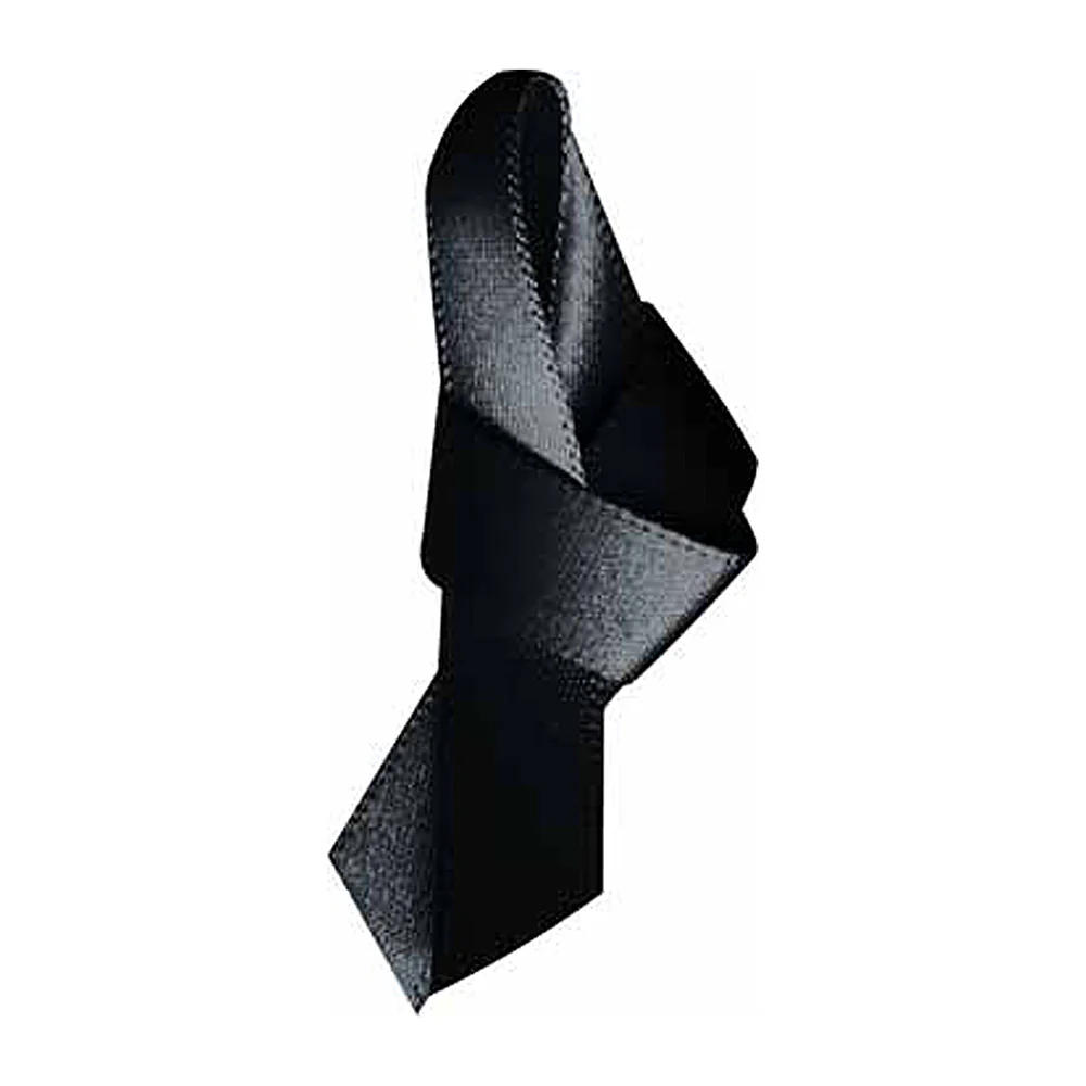 ELAN Double Face Satin Ribbon 9mm x 5m - Black