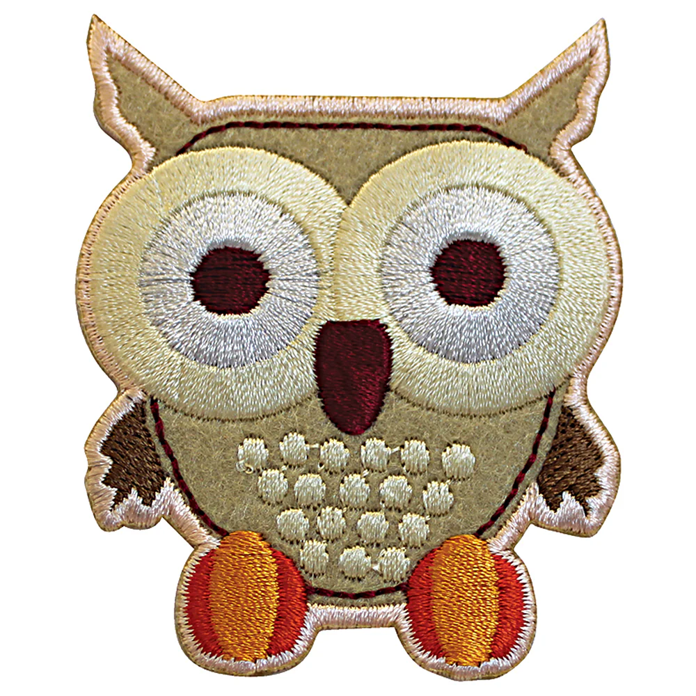 ELAN Motif - Light Brown Owl - 42mm -1 pcs - Image 2