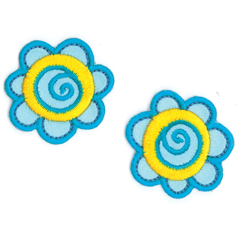 ELAN Motif - Aqua Flower - 32mm -1 pcs - Image 2