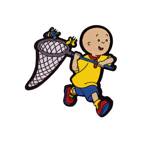 ELAN Motif - Caillou With Butterfly Net - 88mm -1 pcs